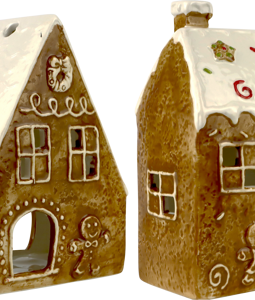 4822 CANDLE HOUSES GINGER JOY S/2
